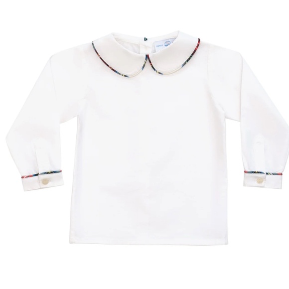 Henry Duvall James Henry Jon Jon and Peter Pan Shirt in Townsend Tartan, NWOT - Picture 4 of 15